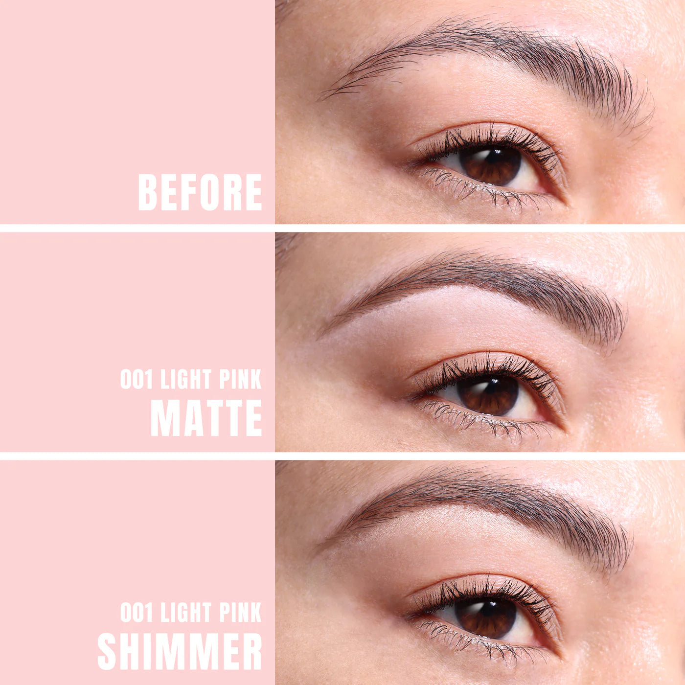 MOIRA- Dual Brow Highlighter (001, Light Pink)