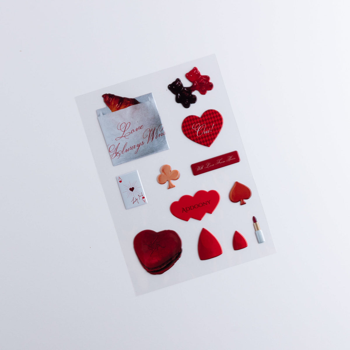 "Addoony In Paris" 3D Stickers أدوني في باريس - ملصقات ثلاثية الأبعاد