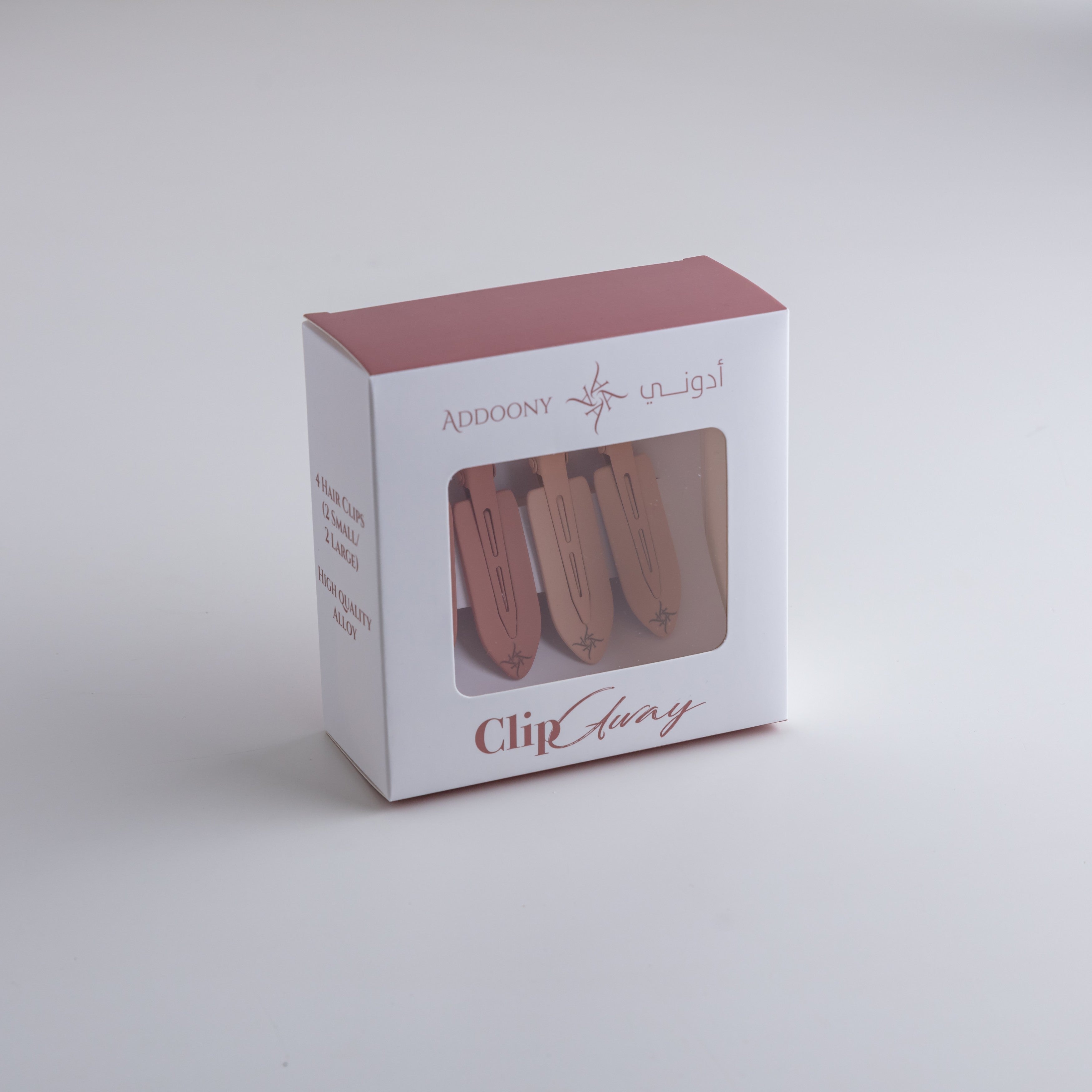 Addoony Clip Away (4 Hair Clips) أدوني كليب للشعر (٤ قطع)