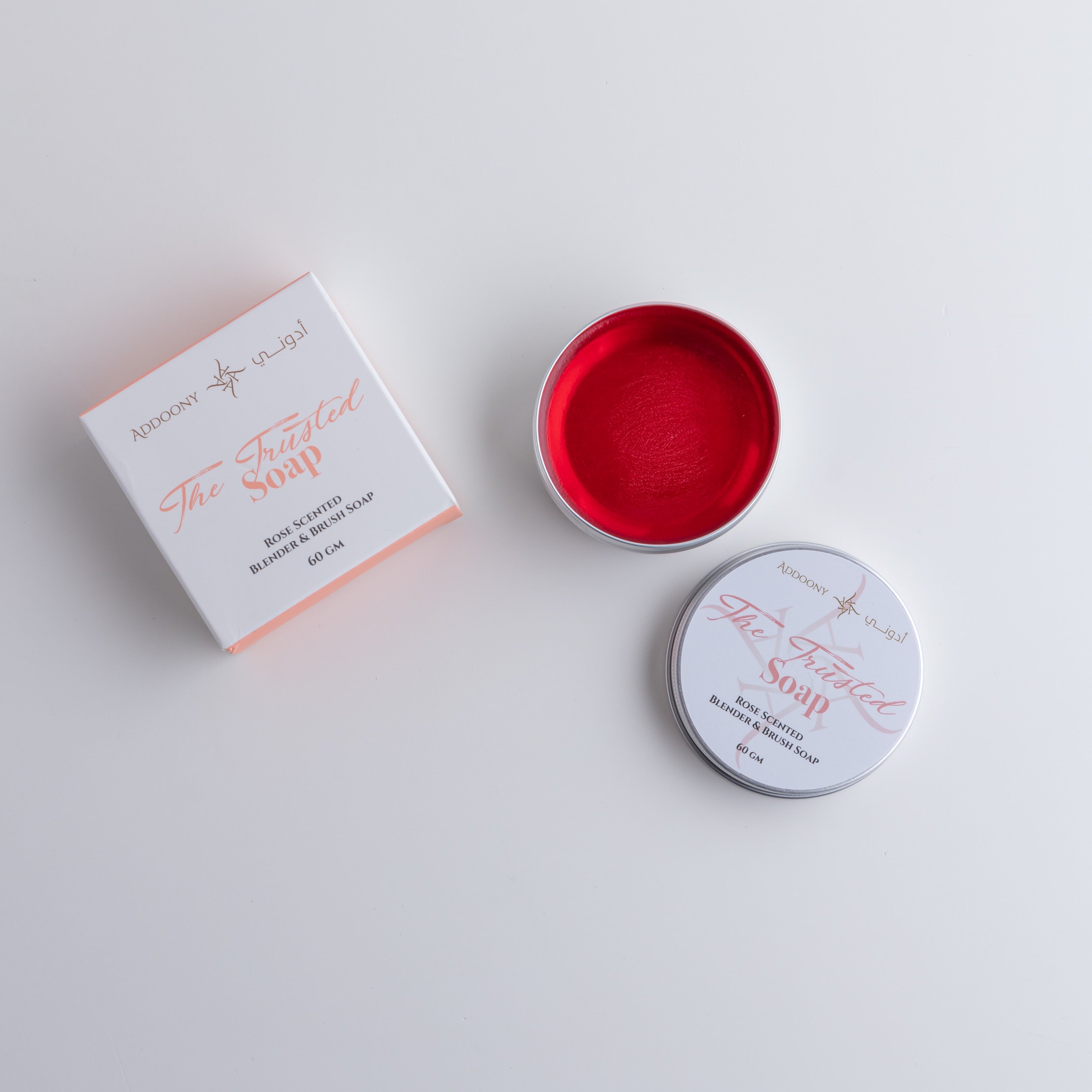 Addoony The Trusted Soap (Rose) صابونة غسيل الفرش -الورد