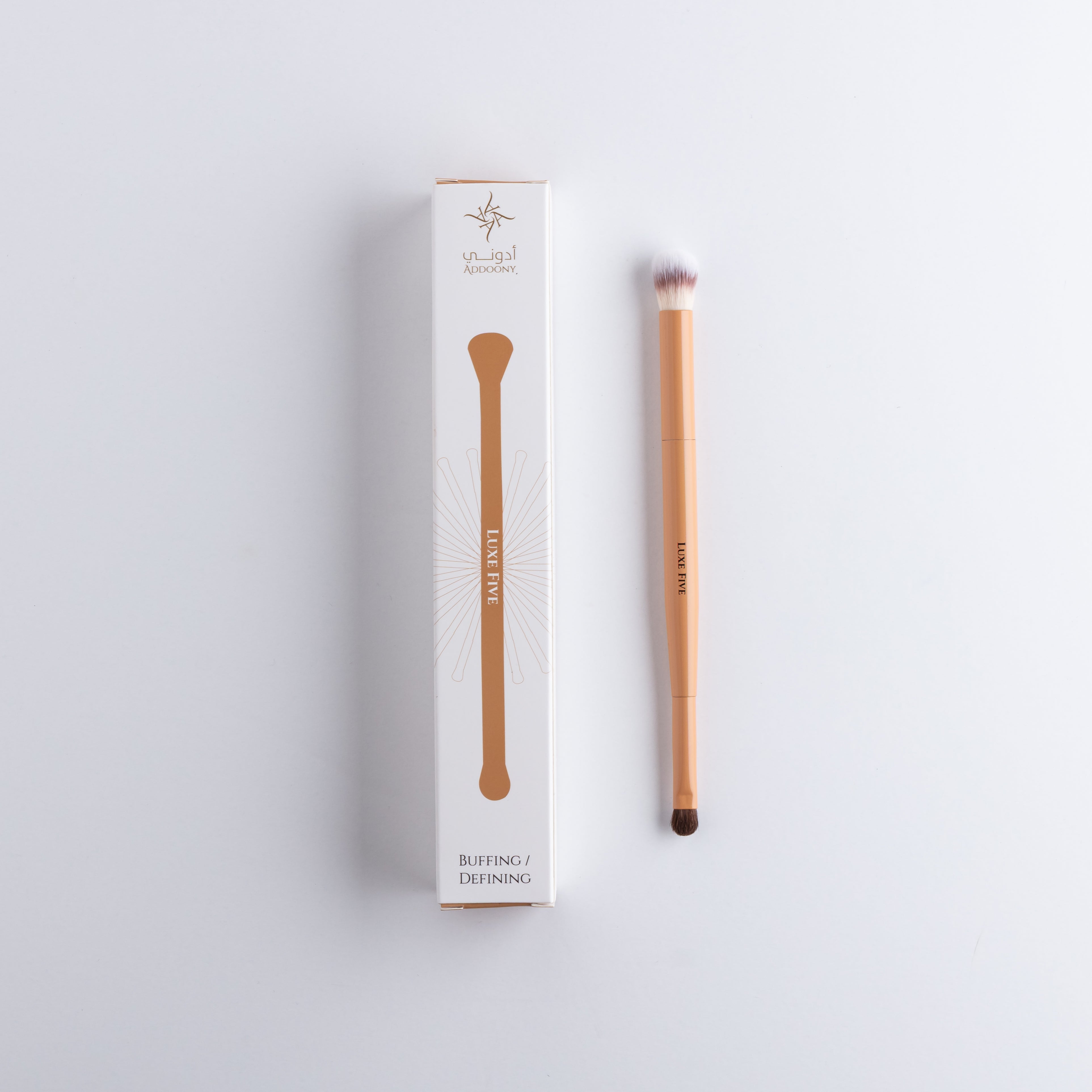 Addoony Luxe FIVE Dual Brush أدوني: فرشاة رقم خمسة الفاخرة المزدوجة (للعين)