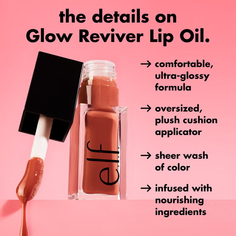 e.l.f Glow Reviver Lip Oil (Rose Envy - Rosewood)