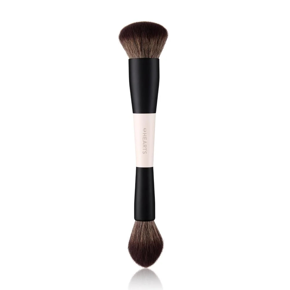 Hearts Foundation and Blush Brush B007 فرشاة الأساس وأحمر الخدود
