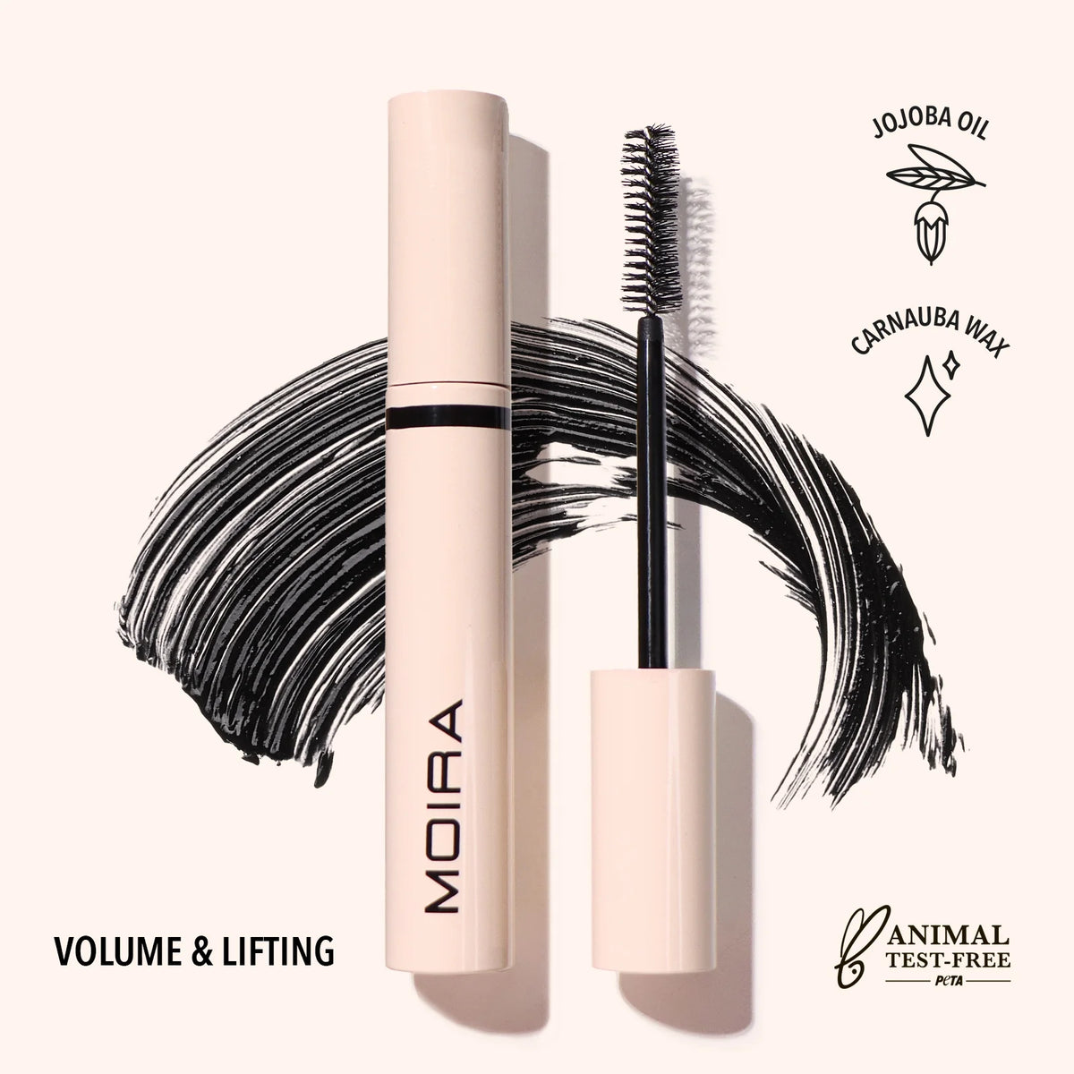 Moira Volume & Lifting Mascara مويرا - ماسكارا لتكثيف الرموش ورفعها