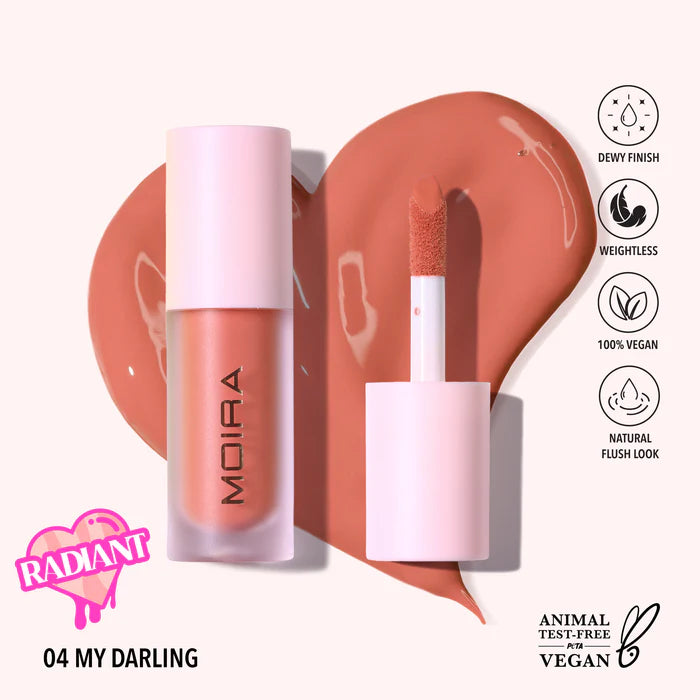 Moira Love Steady Liquid Blush-04 My Darling - بلاشر سائل