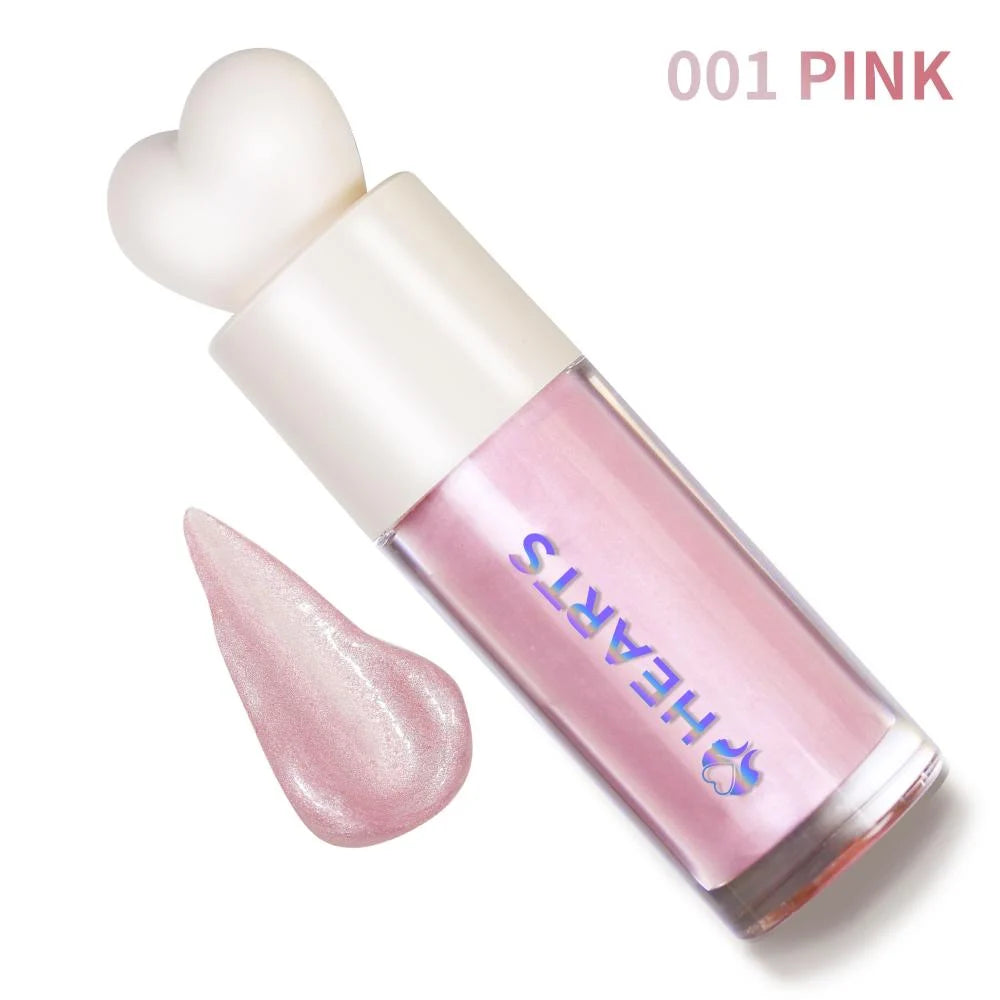 Hearts Soft Liquid Highlighter Pink 001 هايلايتر سائل