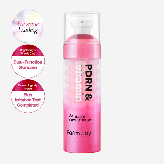 FARMSTAY PDRN AND VITAMIN ADVANCED CAPSULE SERUM