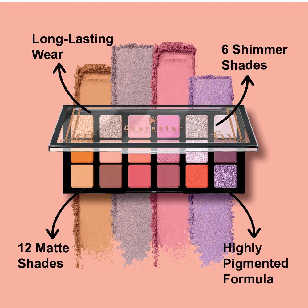 Character Full Contrast 18 Color Eyeshadow Palette - CFC002 - باليت ايشادر