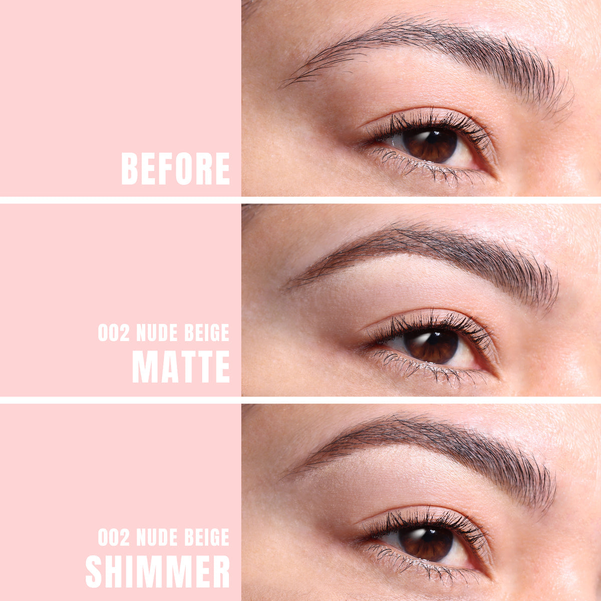 MOIRA- Dual Brow Highlighter (002, Nude Beige)