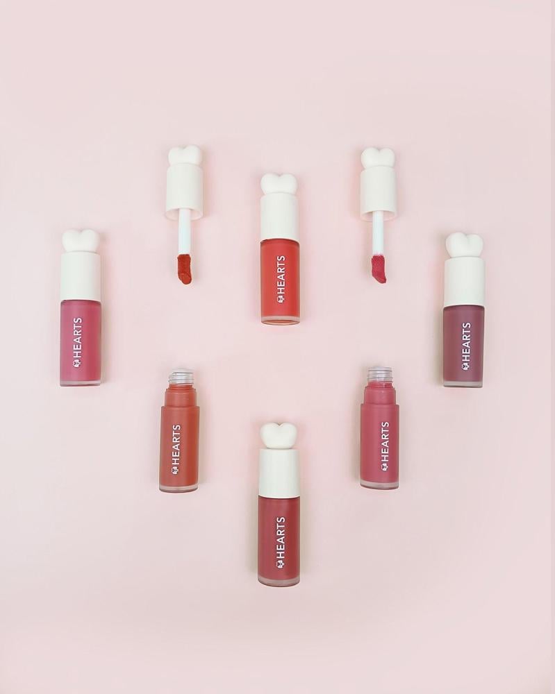 Hearts Liquid Blush Natural Color Light Touch - 01 Mauve أحمر الخدود السائل