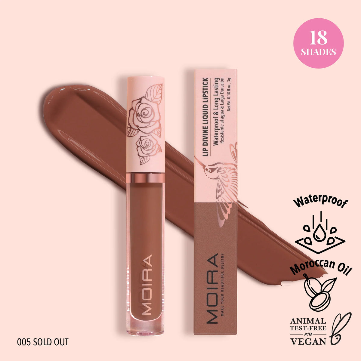 Moira Lip Divine Liquid Lipstick - (Sold Out) مويرا - روج سائل - سولد اوت