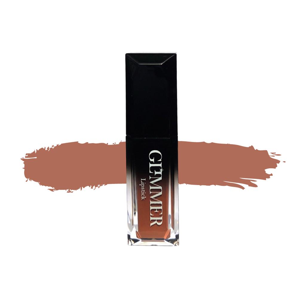 Glimmer Beauty semi matte lipstick- Brownie - روج - براوني