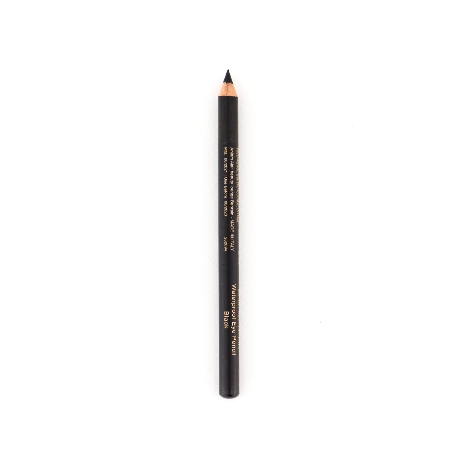 Ahlam Alali Artist Sketch Tool Eye Pencil (Waterproof Eye pencil black) - أحلام العلي - قلم تحديد العين كحل مضاد للماء