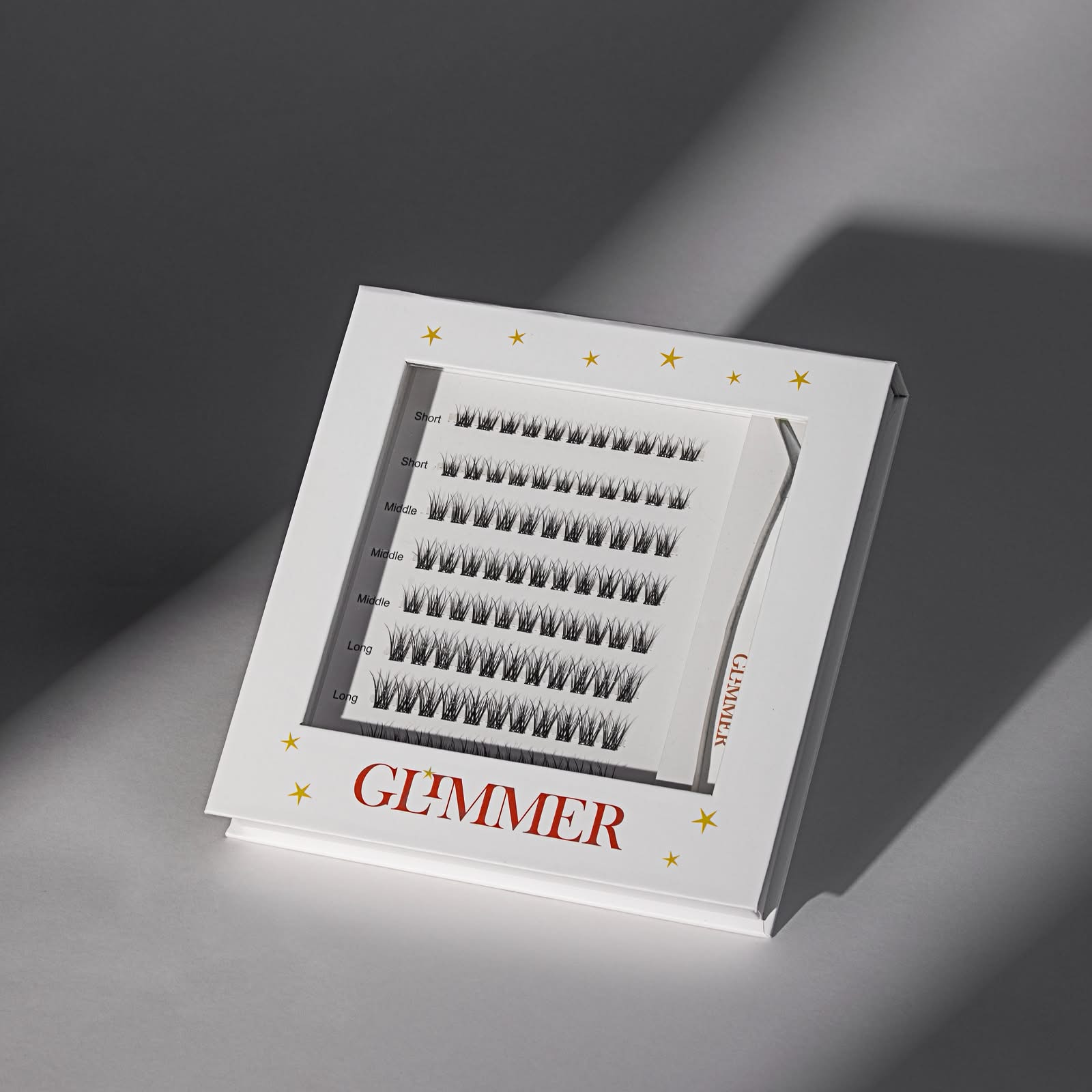 Glimmer Beauty self adhesive lash collection DRAMA