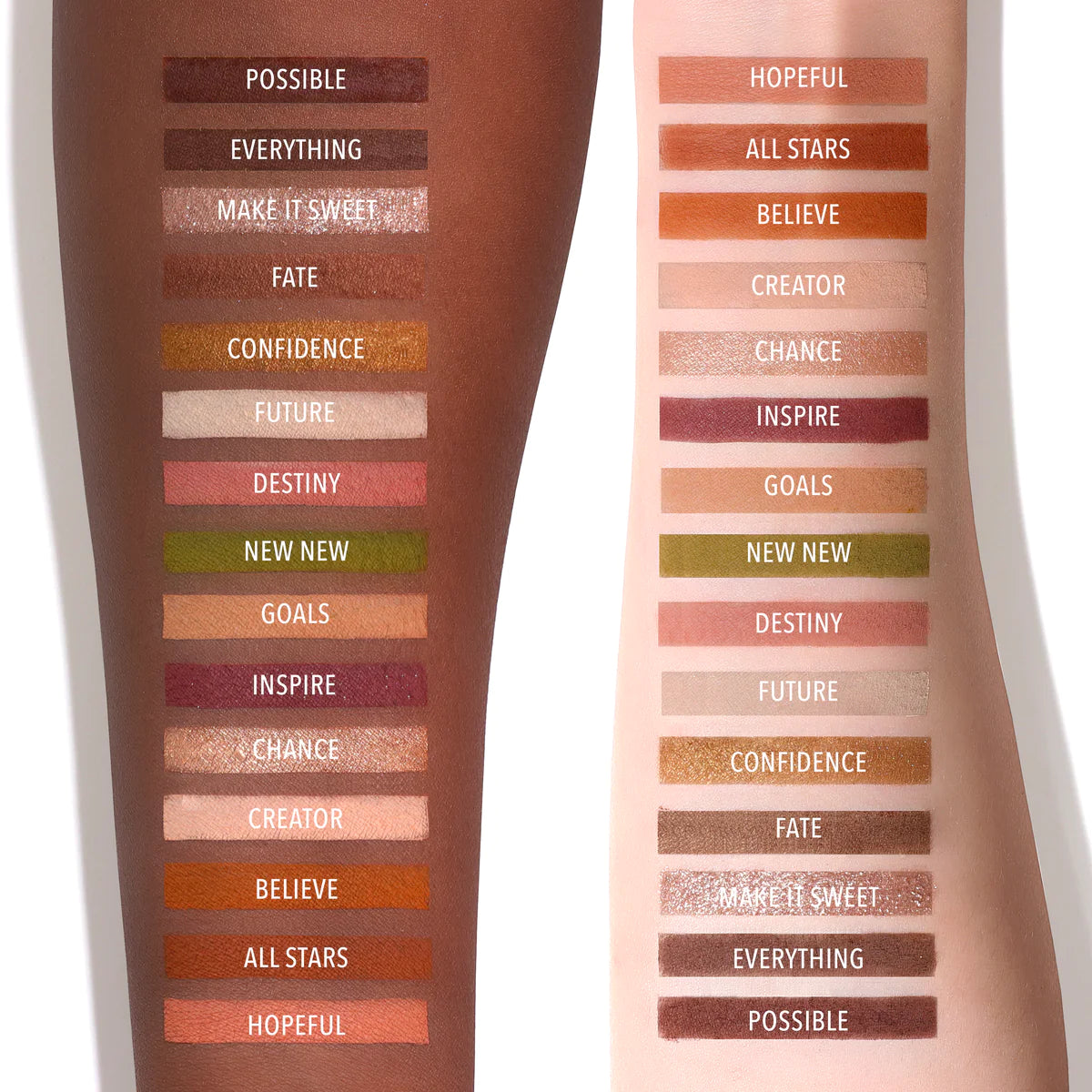 Moira Believe and Create your own destiny pressed pigment palette - باليت ظلال عيون