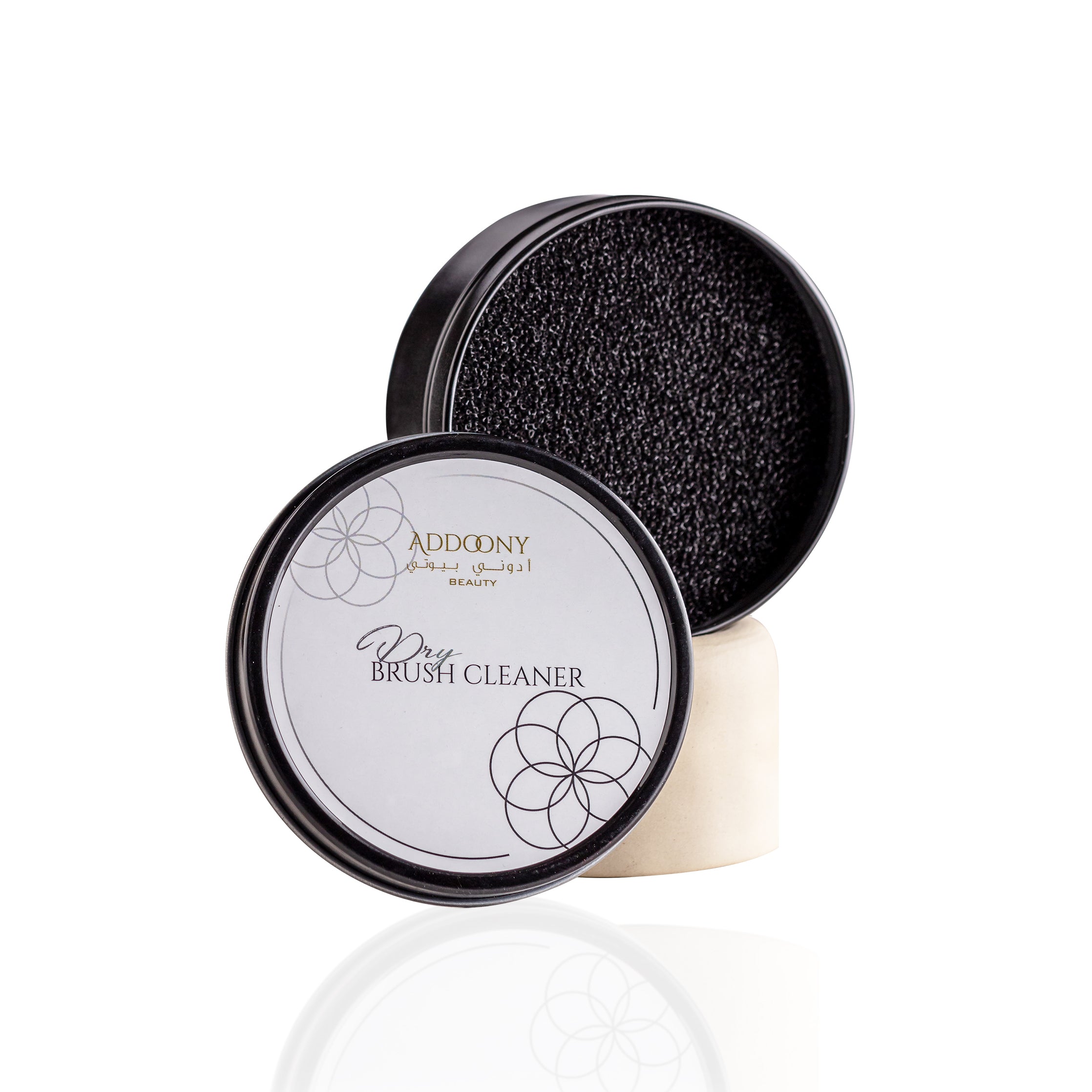 Addoony Brush Cleaner tool, a dry cleaning brush for makeup brushes by Addoony Beauty Gifts, shown in the image.