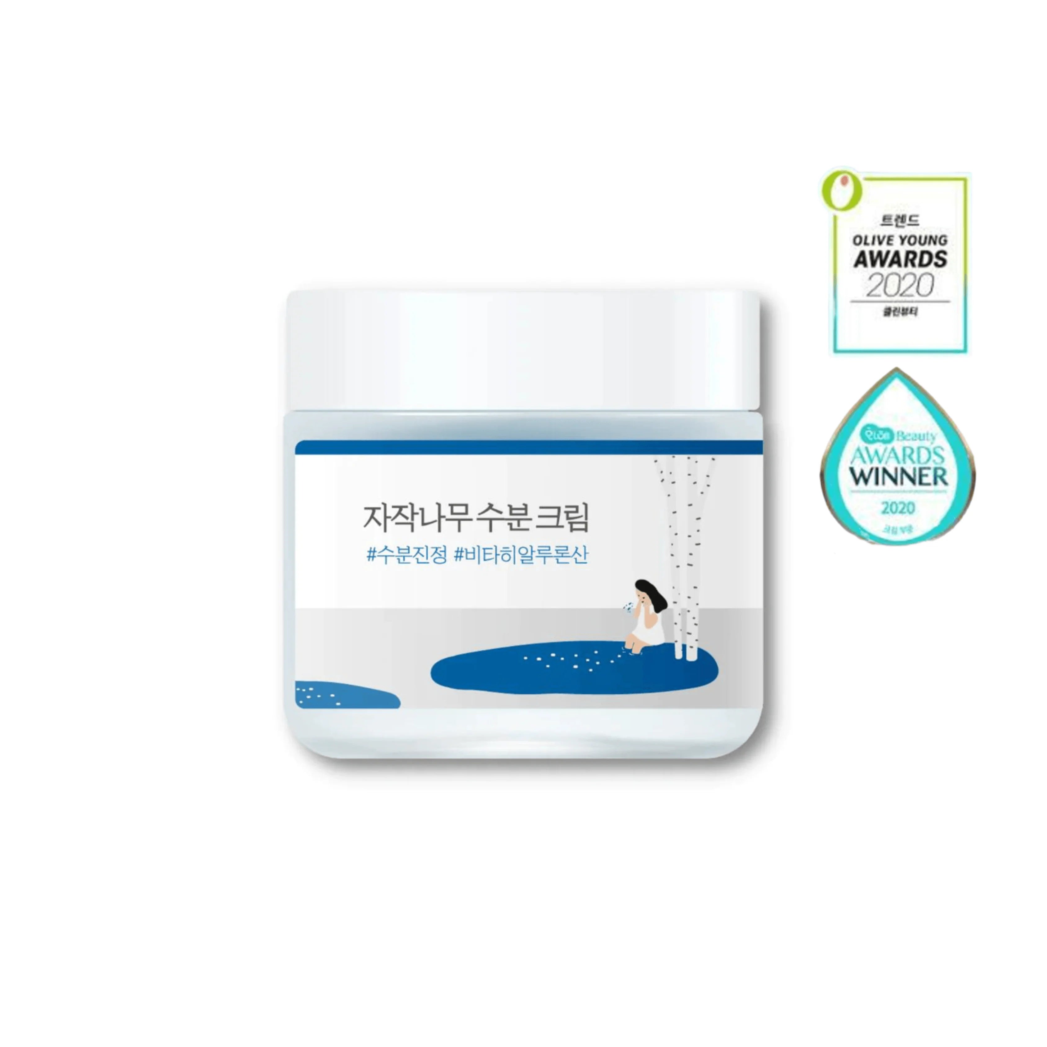 Round Lab - Birch Juice Moisturizing Cream_80ml راوند لاب - بيرتش كريم مرطب للوجه