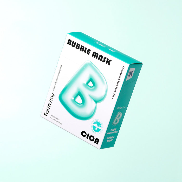 FARMSTAY CICA FACIAL WASH BUBBLE MASK