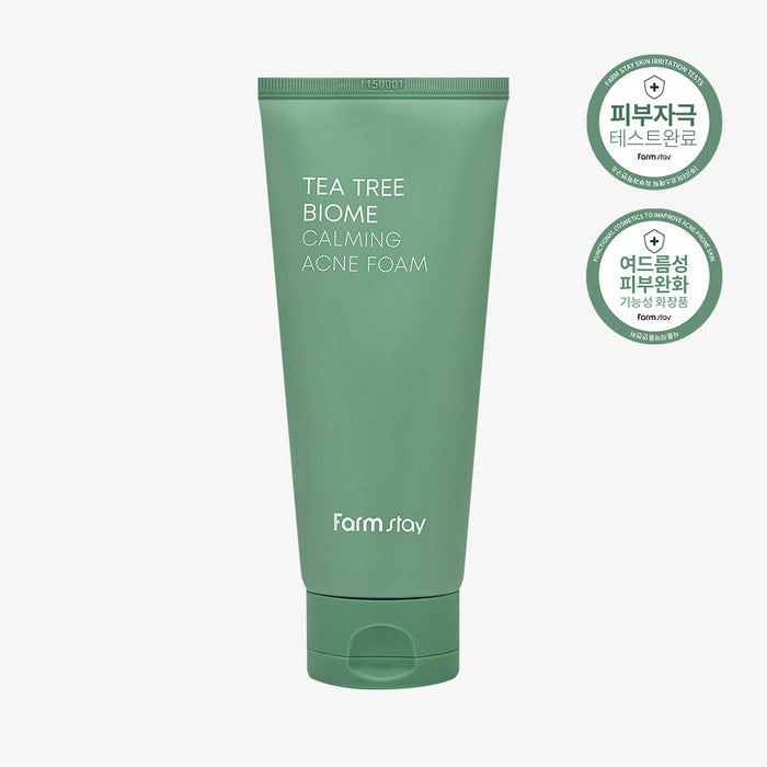 FARMSTAY TEA TREE BIOME CALMING ACNE FOAM