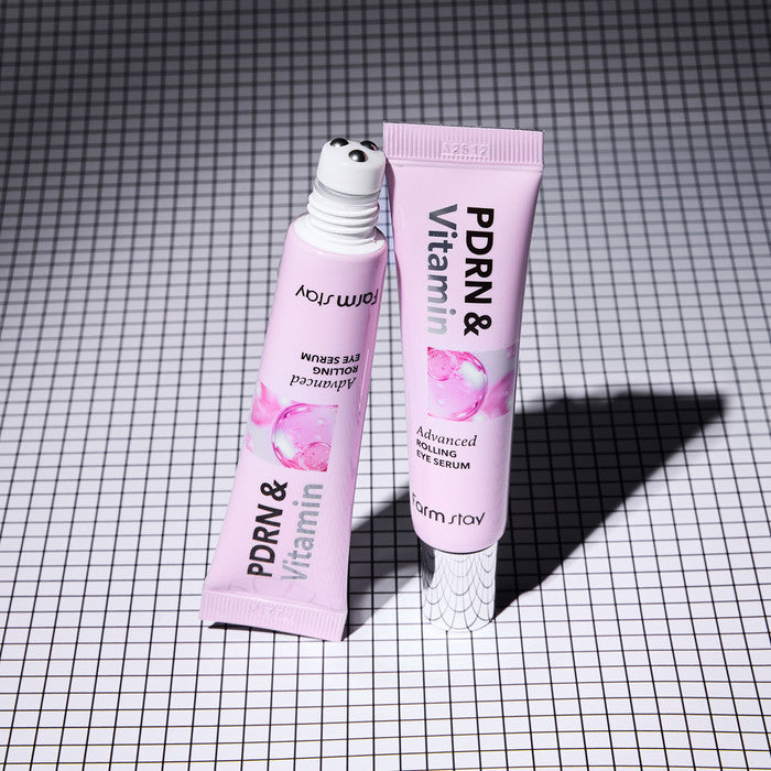 FARMSTAY PDRN & VITAMIN ADVANCED ROLLING EYE SERUM 25ml