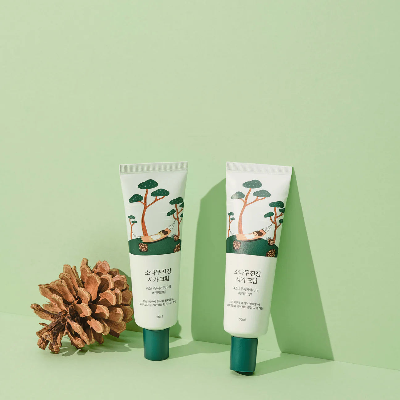 Round Lab -Pine Calming Cica Cream_50ml راوند لاب - سيكا مرطب للوجه