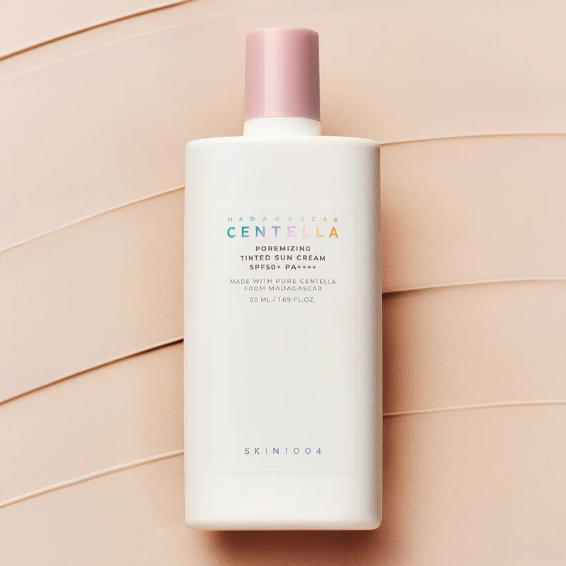 Skin1004 - Madagascar Centella Poremizing Tinted Sun Cream (SPF50) - كريم للحمايه من الشمس مع تينت