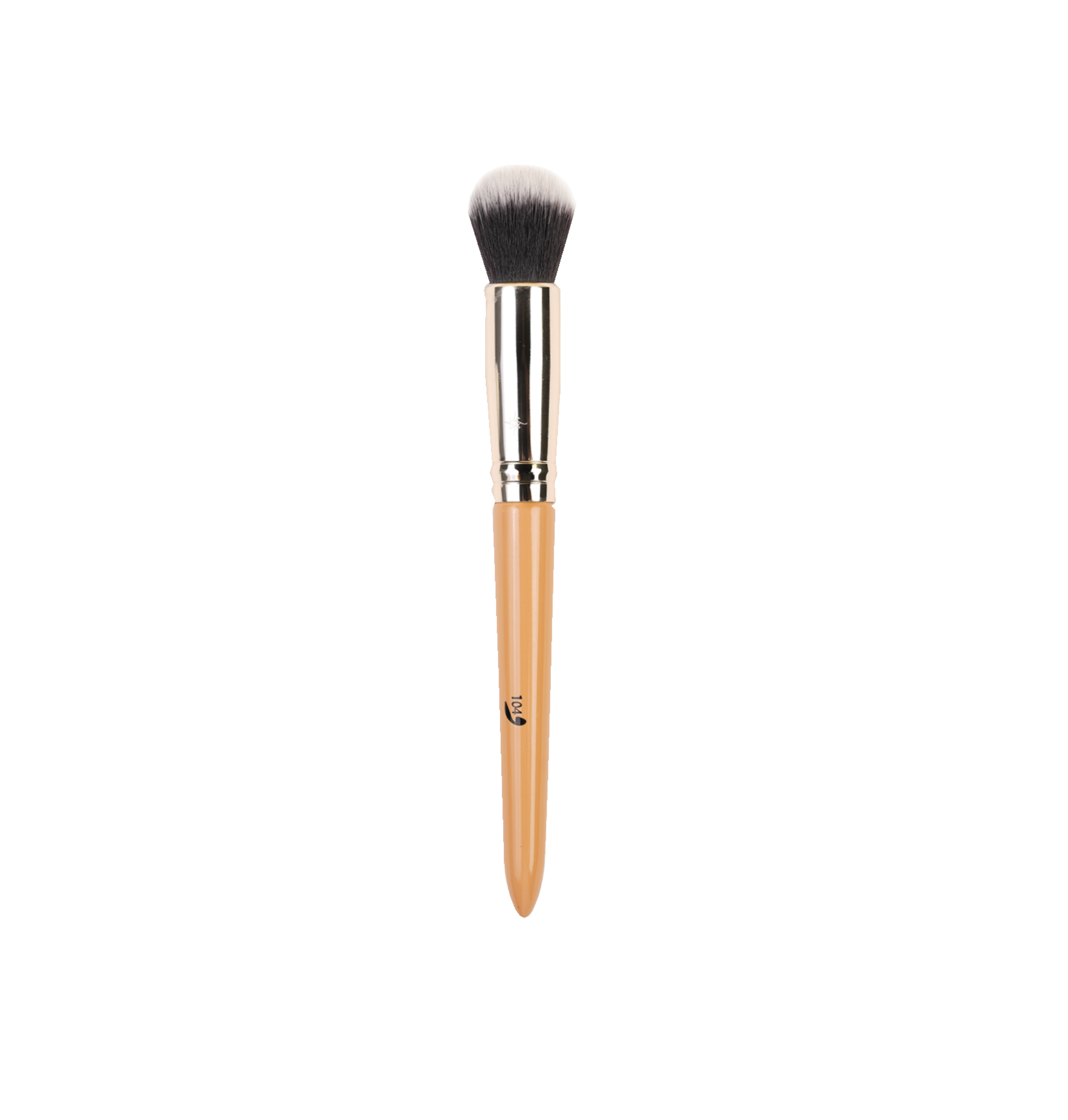 Addoony Beauty individual coverage face brush, soft bristles for makeup application, shown in a close-up image with a sleek handle.