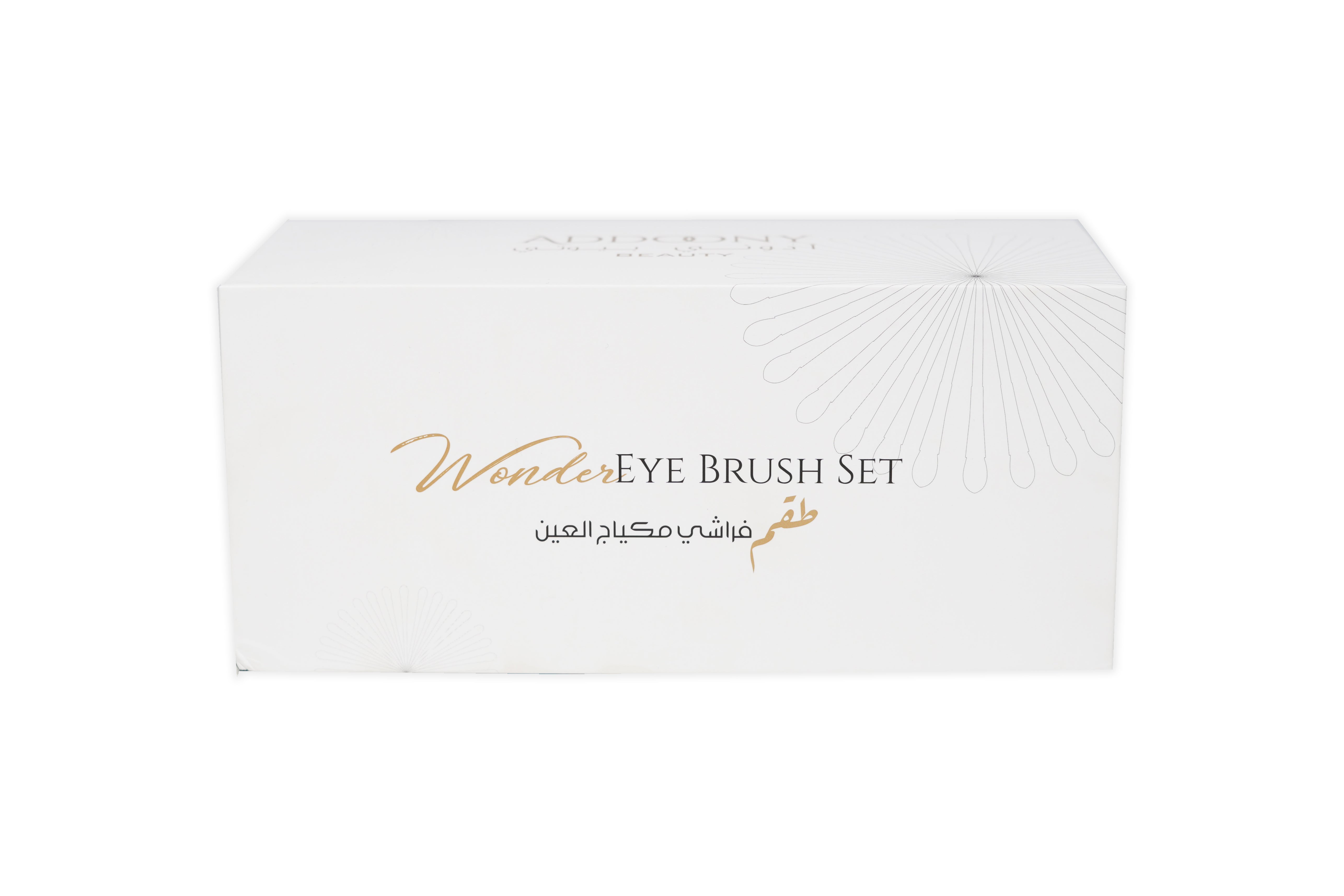 Addoony Beauty eye brush set with 12 detailed makeup brushes, perfect for eyeshadow application and blending.