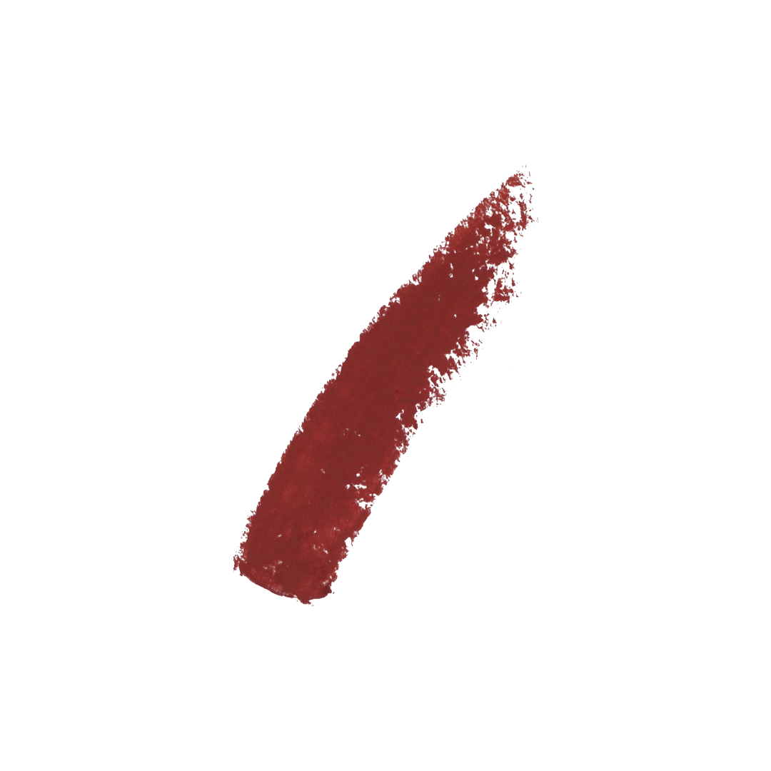 Addoony Beauty Taulah lipstick swatch showing rich, vibrant color on lips with smooth texture and glossy finish.