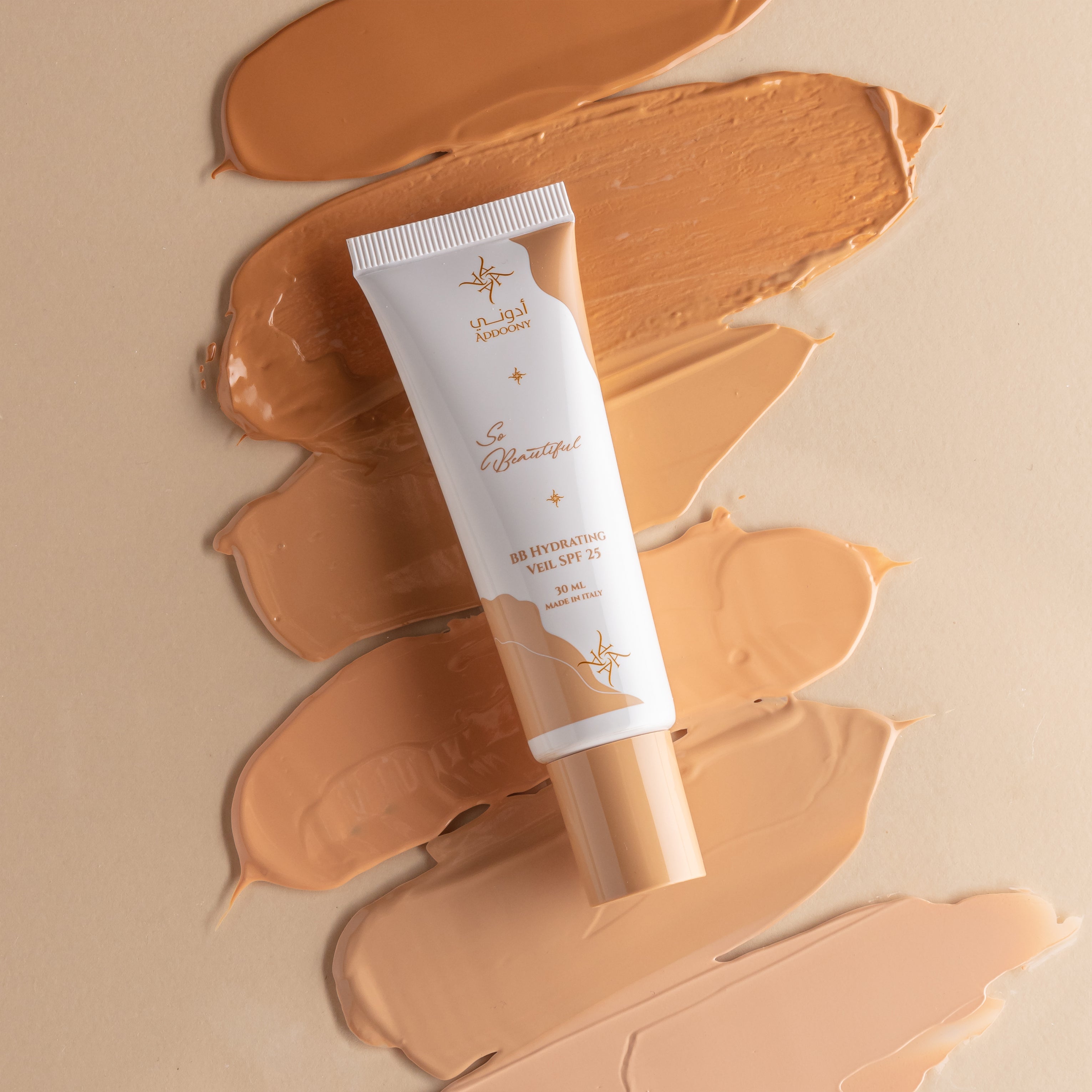 Addoony So Beautiful BB Hydrating Veil (Dhabi) مرطب ملون للوجه - ظبي