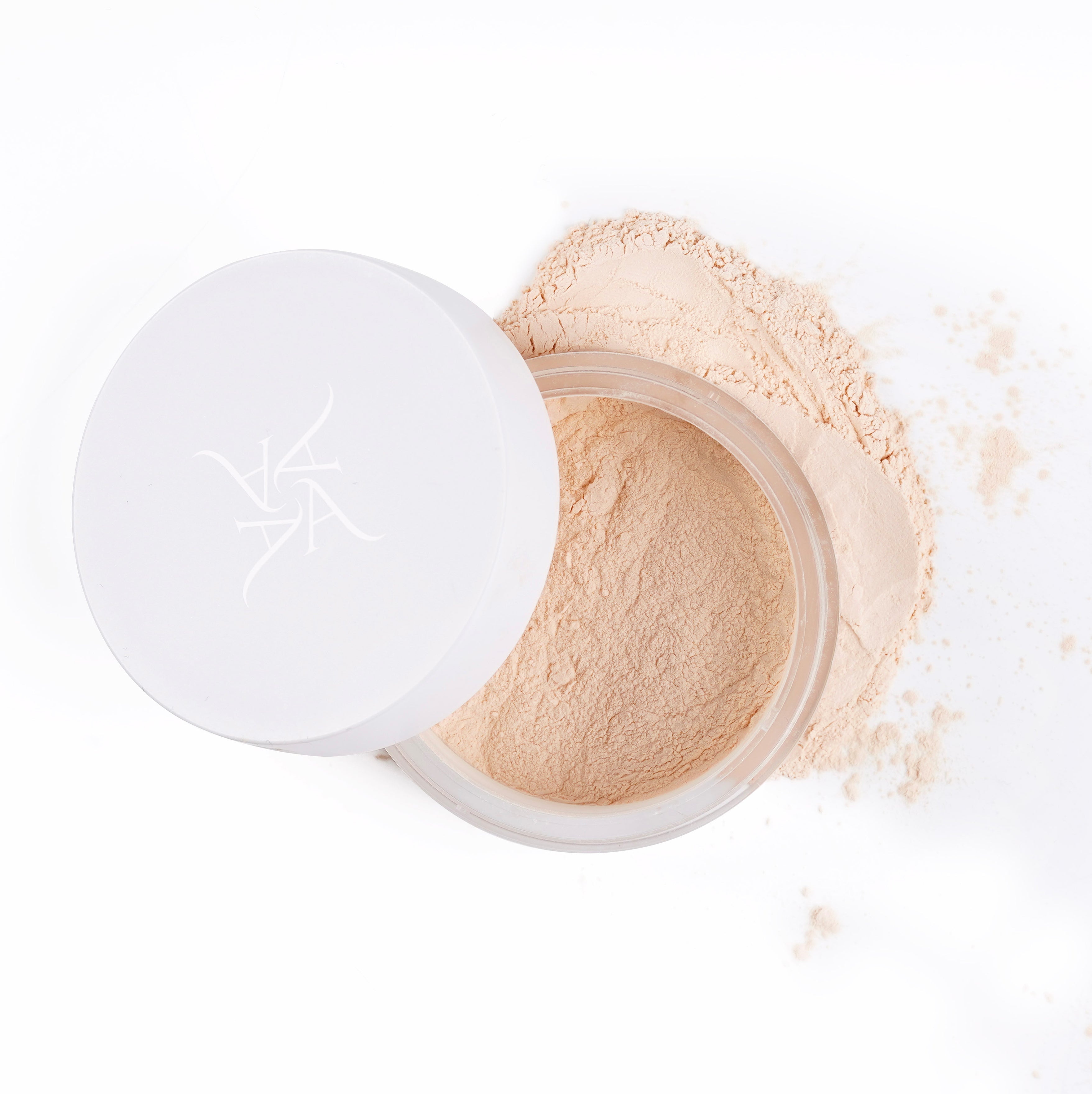 Addoony Ever After Powder by Addoony Beauty, a fine baking and setting powder in a sleek container, ideal for flawless makeup finish.