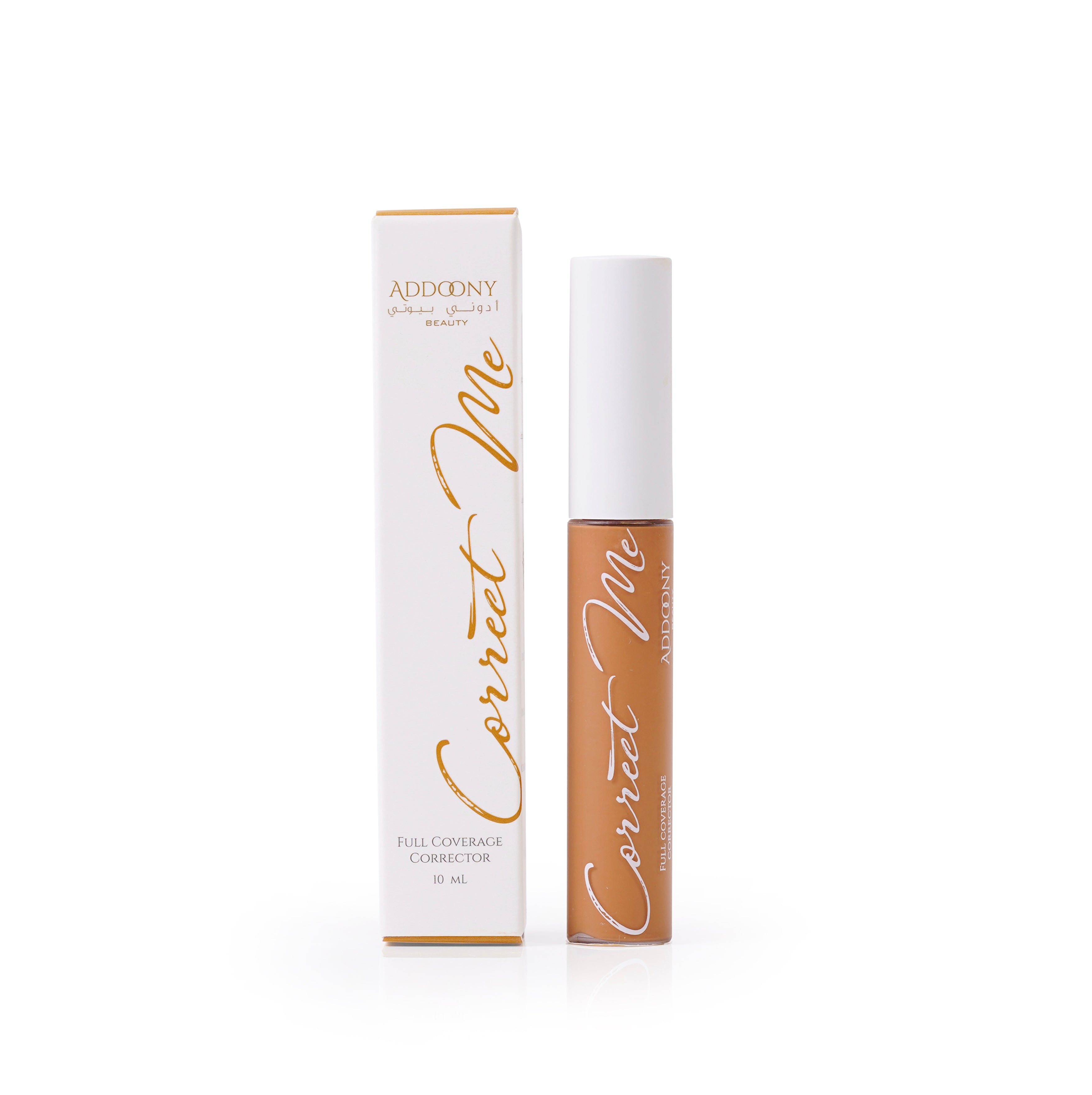 Addoony Correct Me Corrector in Saffron, a skincare product from Addoony Beauty with a sleek container, designed to even skin tone.