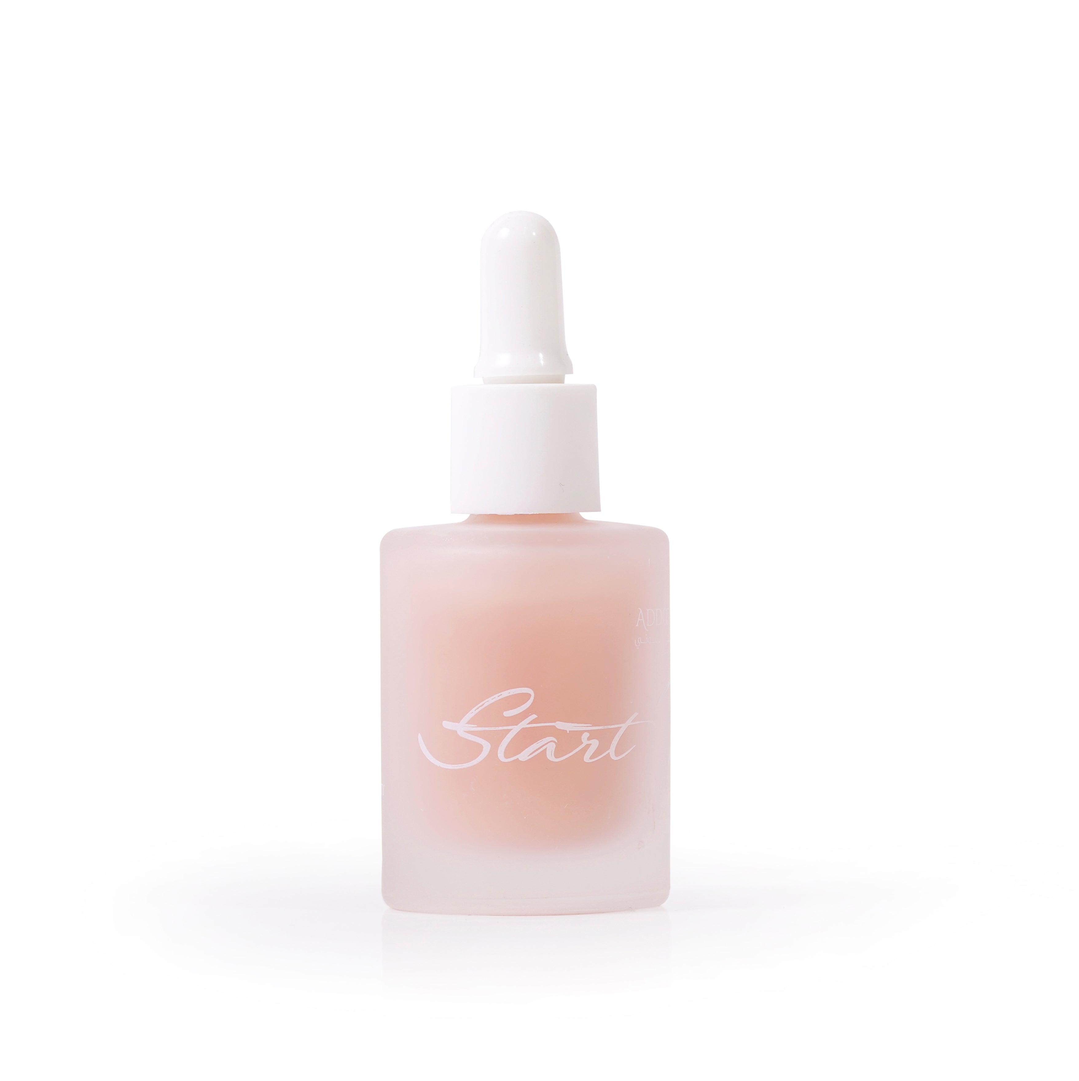 Addoony Start Right Serum by Addoony Beauty, a clear skincare serum in a dropper bottle with a sleek design.