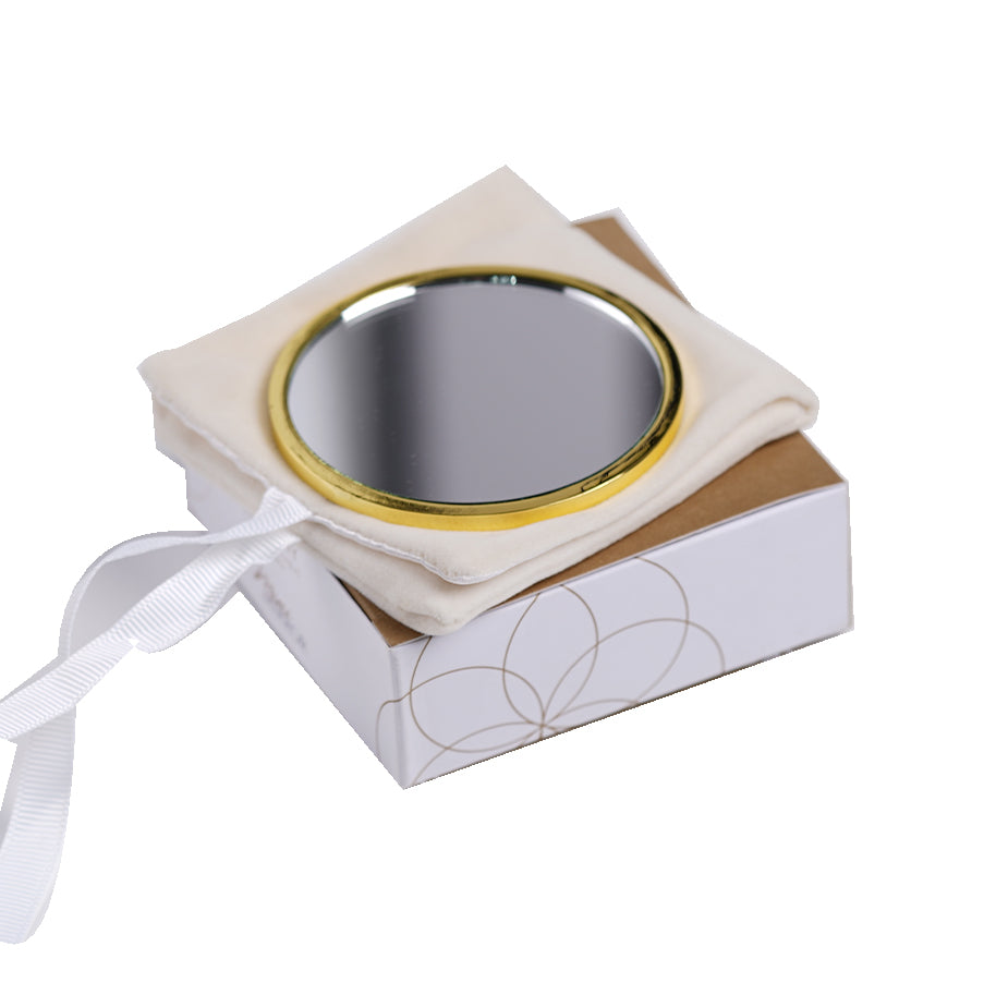 Addoony Mirror by Addoony Beauty Gifts, a portable compact tool with a reflective surface, ideal for touch-ups on the go.