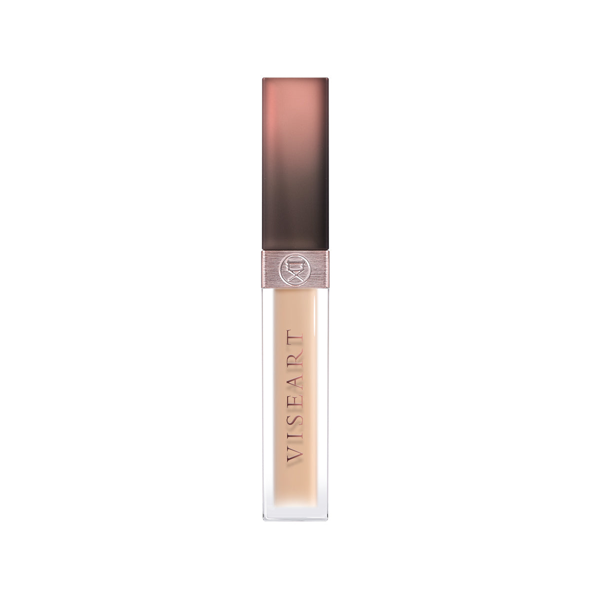 VISEART Long Wear Radiant Concealer in Rosewood, close-up of the concealer tube with the product name and shade visible.