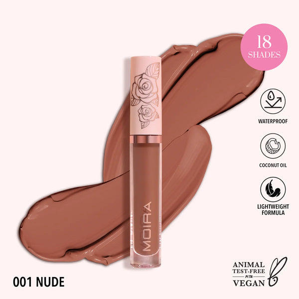 Moira Lip Divine Liquid Lipstick - (Nude)