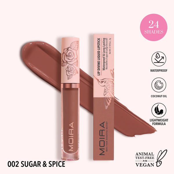 Moira Lip Divine Liquid Lipstick - (Sugar & Spice) - روج سائل