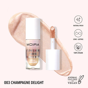 Moira Glow Show Liquid Higlighter- Champaign Delight - هايلايتر