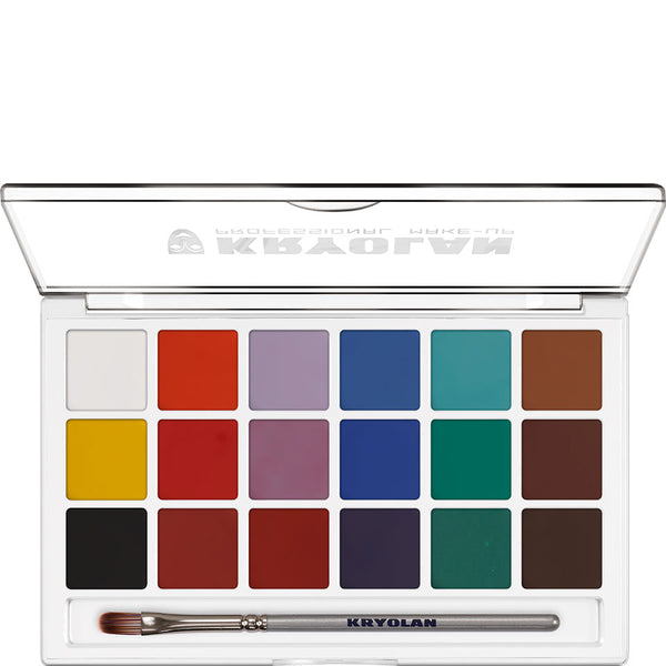 Kryolan - Aquacolor Set 18 Colors - Basic