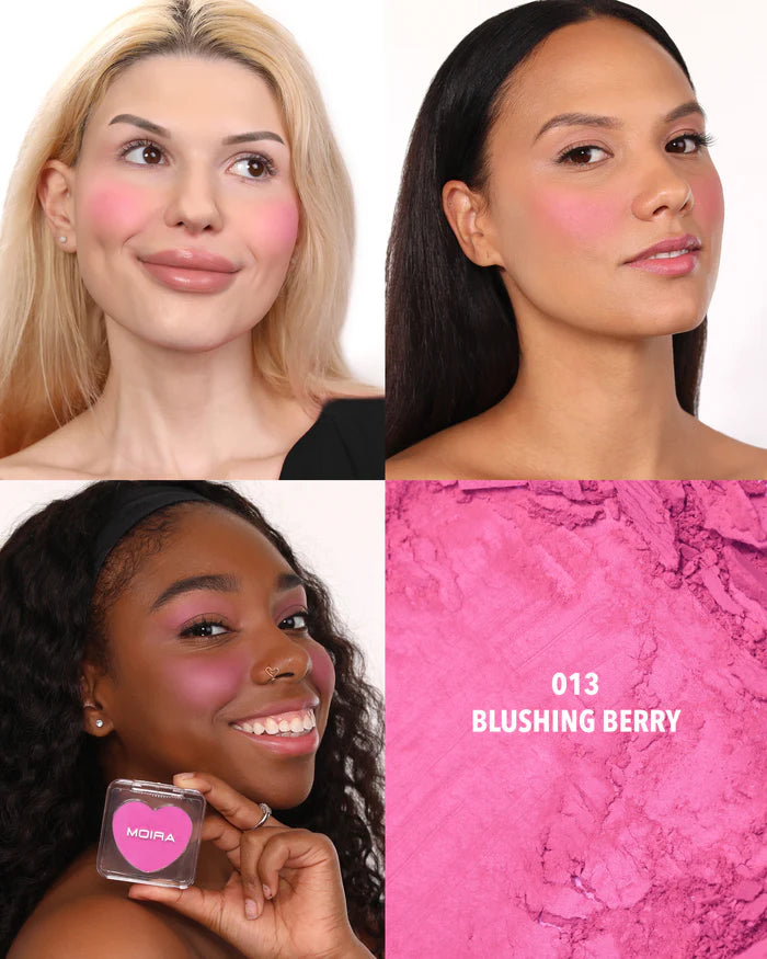 MOIRA- BLUSHING BERRY 013-Love Spell Powder Blush - بلاشر
