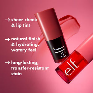e.l.f  Sheer For It Blush Tint (Left on Red - Sheer Red)