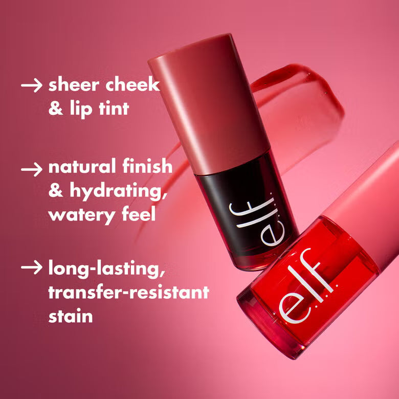e.l.f  Sheer For It Blush Tint (Left on Red - Sheer Red)