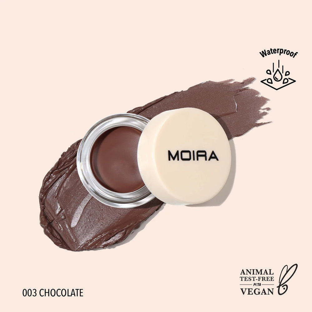 MOIRA-  Define & Sculpt Brow Pomade (003, Chocolate)