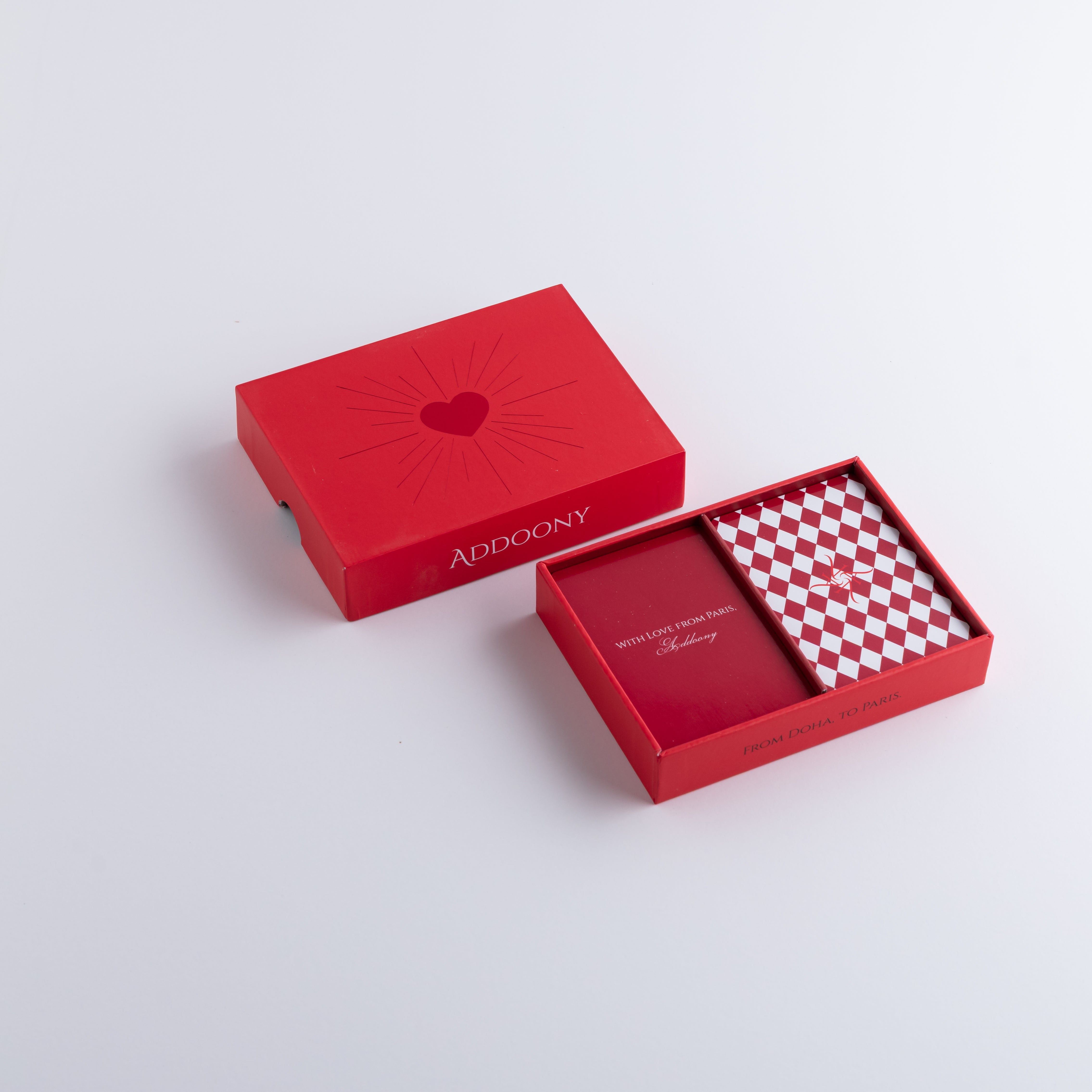 "Addoony In Paris" Double Playing Card Box أدوني في باريس - علبة أوراق اللعب
