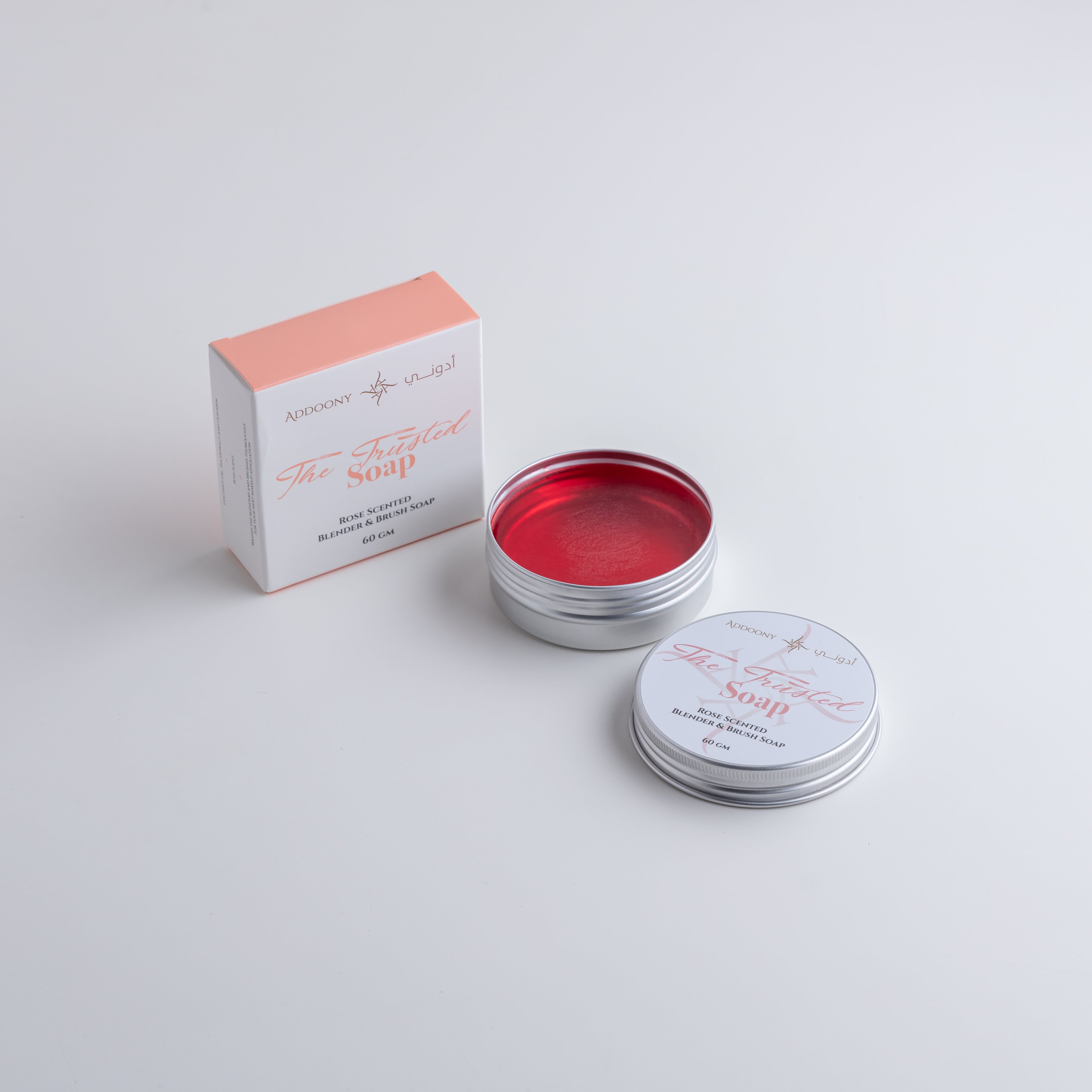 Addoony The Trusted Soap (Rose) صابونة غسيل الفرش -الورد