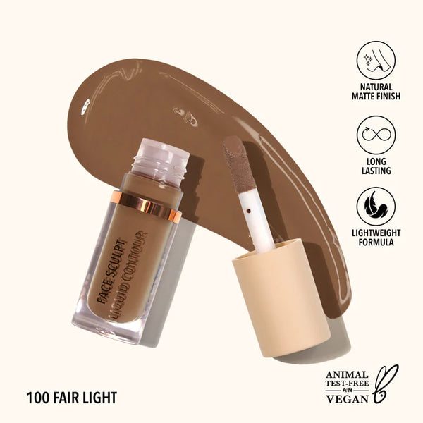Moira Face Sculpt Liquid Contour-100 Fair Light - كونتور