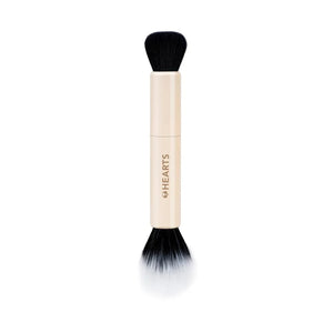 Hearts Duo Makeup Brush -B001 فرشاة مكياج ديو