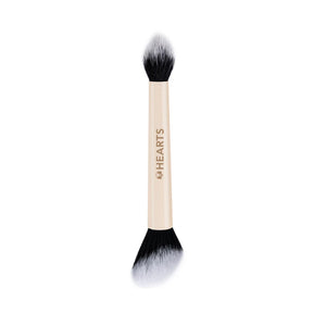 Hearts Dual Makeup Brush -B002 فرشاة مكياج ديو