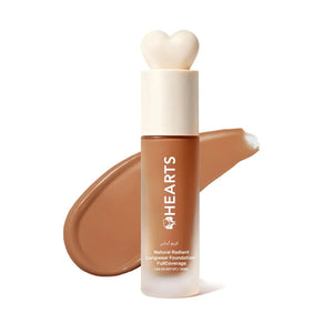 Hearts Natural Long Wear Deep Warm Foundation D1 كريم أساس هارتس ناتشورال لونغ وير ديب وورم