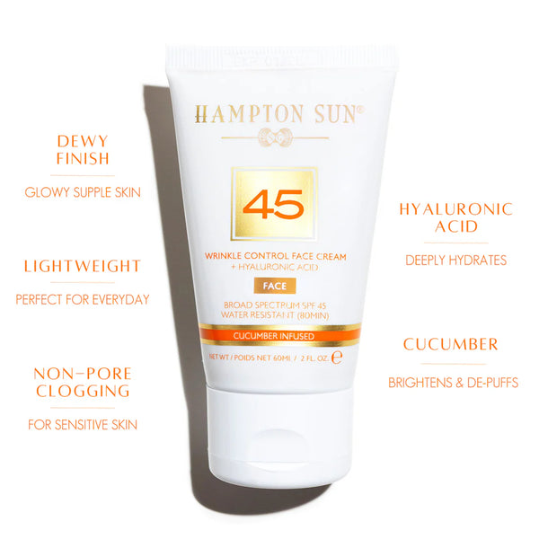 Hampton Sun - Tinted SPF 45 Wrinkle Control Face Cream